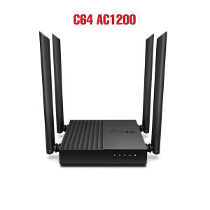 راوتر واي فاي TP-Link Archer C64 AC1200 – راوتر لاسلكي مزدوج النطاق جيجابت