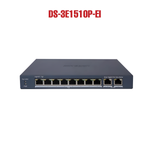 Hikvision DS-3E1510P-EI محول PoE جيجابت ذكي بعشرة منافذ – محول شبكة مدارة