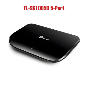 مفتاح جيجابت TP-Link TL-SG1005D ذو 5 منافذ – مفتاح شبكة غير مُدار عالي السرعة