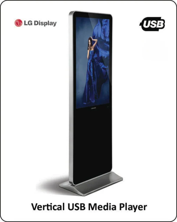Ledscopic Professional Digital Signage Display (43",49",55"),4K Android Kiosk, Vertical 9:16 Display, Grade A LG LED Screen,USB Player, Built-in Speakers, 350cd/m² Brightness, 178° Wide Viewing Angle (1 Year Warranty) - Image 11