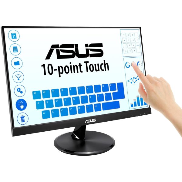 ASUS VT229H 21.5" Monitor 1080P IPS 10-Point Touch Eye Care with HDMI VGA, Black - Image 3