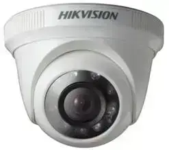 Hikvision HD 720P 1MP IR Dome ICR + 20M IR Plastic, 3.6mm Lens
