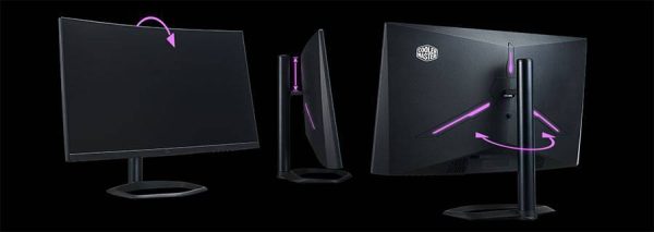 CoolerMaster MONITOR GM27CF FHD 27" Curved, FHD, 165Hz, 3ms (GTG) - Image 5