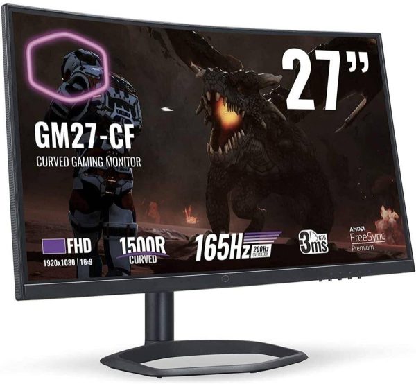 CoolerMaster MONITOR GM27CF FHD 27" Curved, FHD, 165Hz, 3ms (GTG) - Image 3