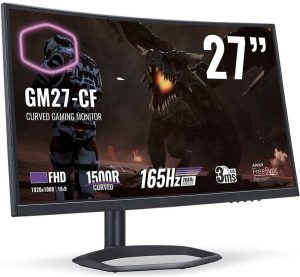 CoolerMaster MONITOR GM27CF FHD 27" Curved, FHD, 165Hz, 3ms (GTG)