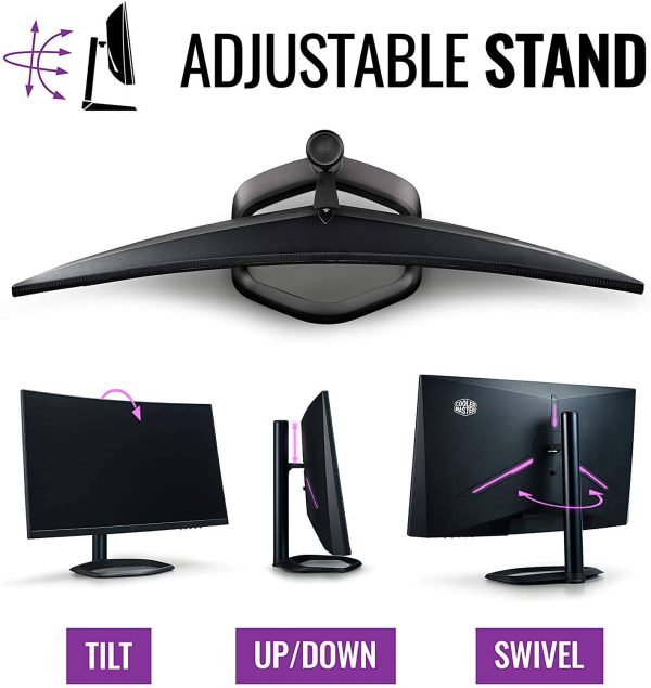 CoolerMaster MONITOR GM27CF FHD 27" Curved, FHD, 165Hz, 3ms (GTG) - Image 7