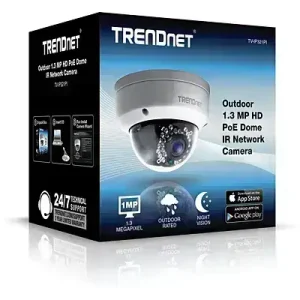 TV-IP321PI Indoor / Outdoor 1.3 MP HD PoE Dome IR Network Camera