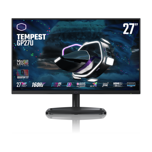 Cooler Master Tempest GP27U 27" 4K UHD IPS 160Hz 2.1 HDMI Mini-LED HDR Gaming Monitor - Image 2