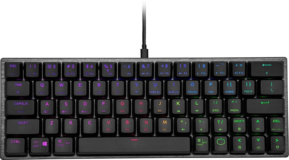 Cooler Master SK620 ARGB Machanical Keyboard Low Profile Blue -Space Gray by Cooler Master - Image 4
