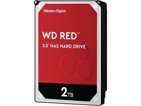 WD Red 2TB NAS Internal Hard Drive - 5400 RPM Class, SATA 6Gb/s, SMR, 256MB Cache, 3.5" - Image 3