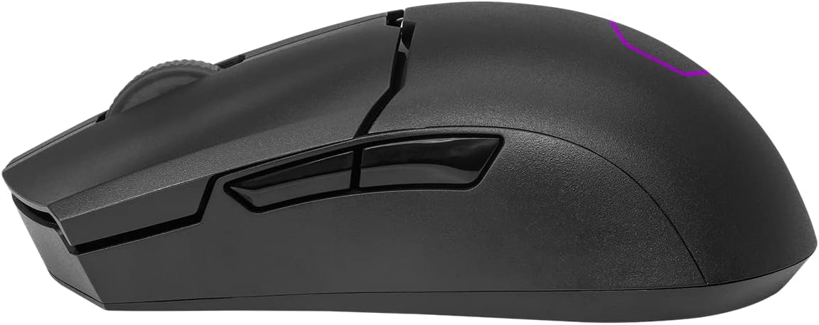 Cooler Master MM712 Wireless Gaming Mouse with Adjustable 19,000 DPI, 2.4GHz and Bluetooth- Black by Cooler Master - Image 4