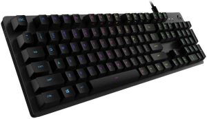 Logitech G512 Carbon RGB Mechanical Gaming Keyboard - CARBON - TACTILE SWITCH by Logitech