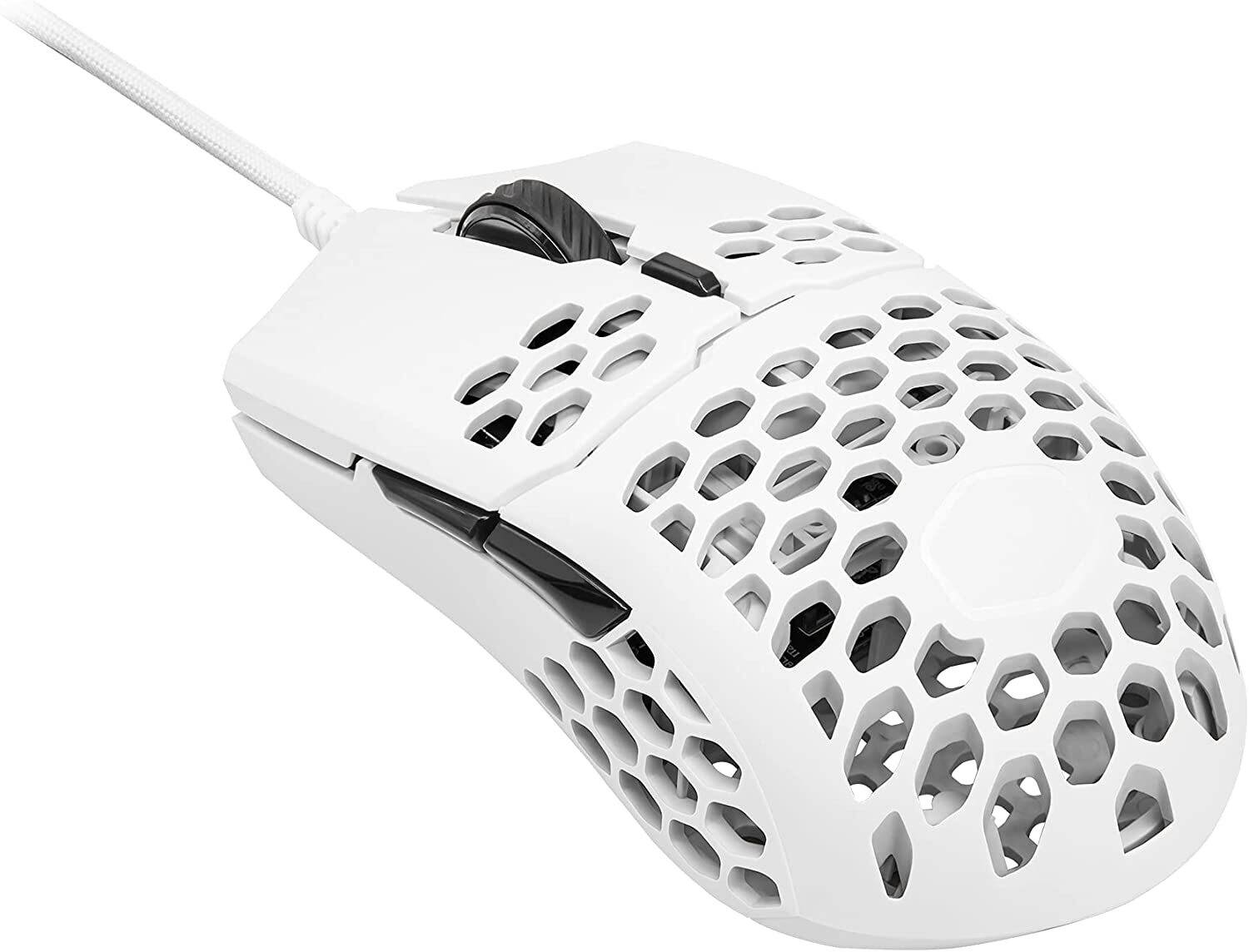 Cooler Master MM710 53G Matte White Gaming Mouse with Lightweight Honeycomb Shell by Cooler Master - Image 3