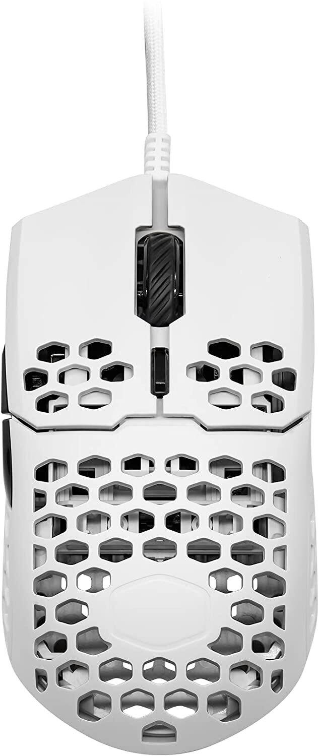 Cooler Master MM710 53G Matte White Gaming Mouse with Lightweight Honeycomb Shell by Cooler Master - Image 6