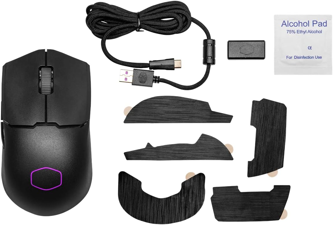 Cooler Master MM712 Wireless Gaming Mouse with Adjustable 19,000 DPI, 2.4GHz and Bluetooth- Black by Cooler Master - Image 8