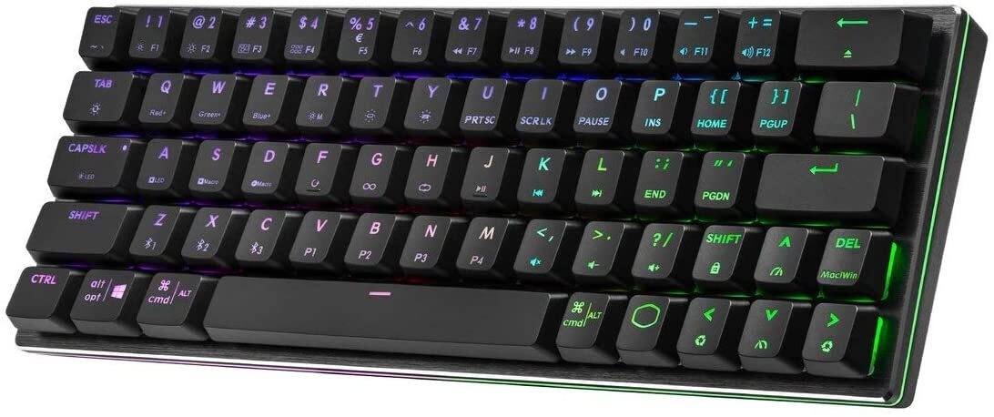 Cooler Master SK622 Wireless 60% Gunmetal Mechanical Keyboard with Low Profile Red Switches by Cooler Master - Image 3