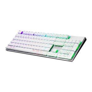 Cooler Master Gaming SK653 White Edition RGB Keyboard RF Wireless Red Switch- US by Cooler Master