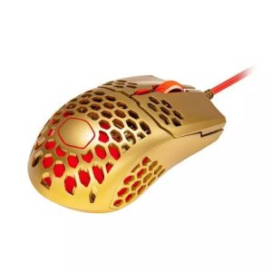 Cooler Master MM711 RGB-LED Lightweight Wired Gaming Mouse - Golden Red by Cooler Master