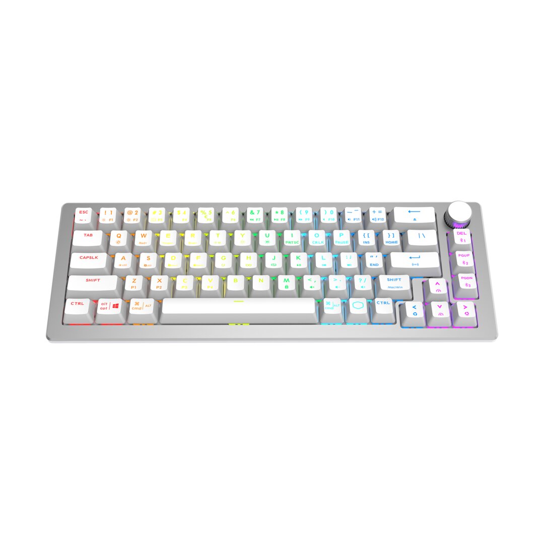 Cooler Master MK721 65% Hybrid Wireless RGB Mechanical Keyboard - White -Red Switch by Cooler Master - Image 5
