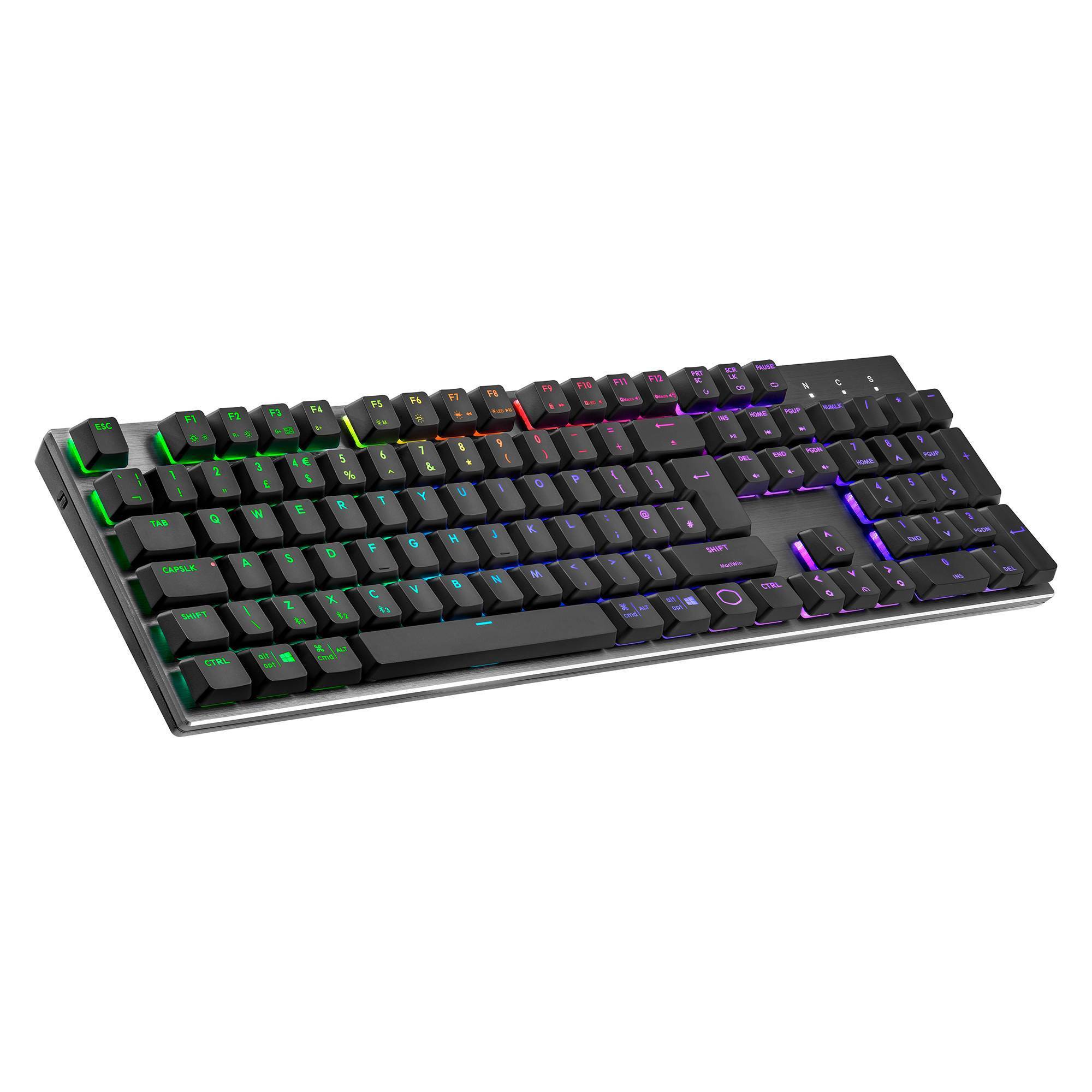 Cooler Master SK653 Wireless Gray Mechanical Gaming Keyboard - Red Switches (AR) by Cooler Master