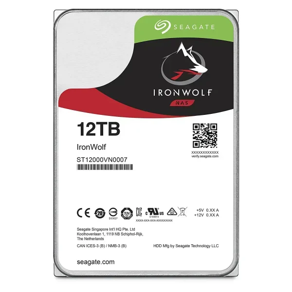 Seagate 12TB IronWolf NAS SATA 6Gb/s NCQ 256MB Cache 3.5-Inch Internal Hard Drive - Image 5