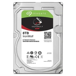 Seagate 8TB IronWolf NAS SATA 6Gb/s NCQ 256MB Cache 3.5-Inch Internal Hard Drive