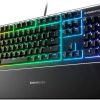 SteelSeries Apex 3 RGB Gaming Keyboard – 10-Zone RGB Illumination – IP32 Water Resistant – Premium Magnetic Wrist Rest by steelseries