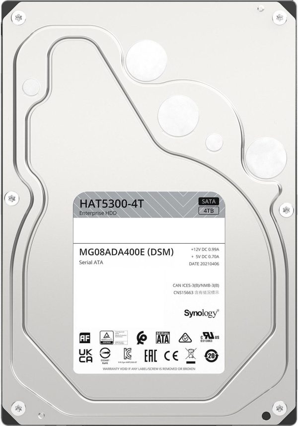 Synology 4TB HAT5300 Enterprise Series SATA III 3.5" Internal HDD - Image 4