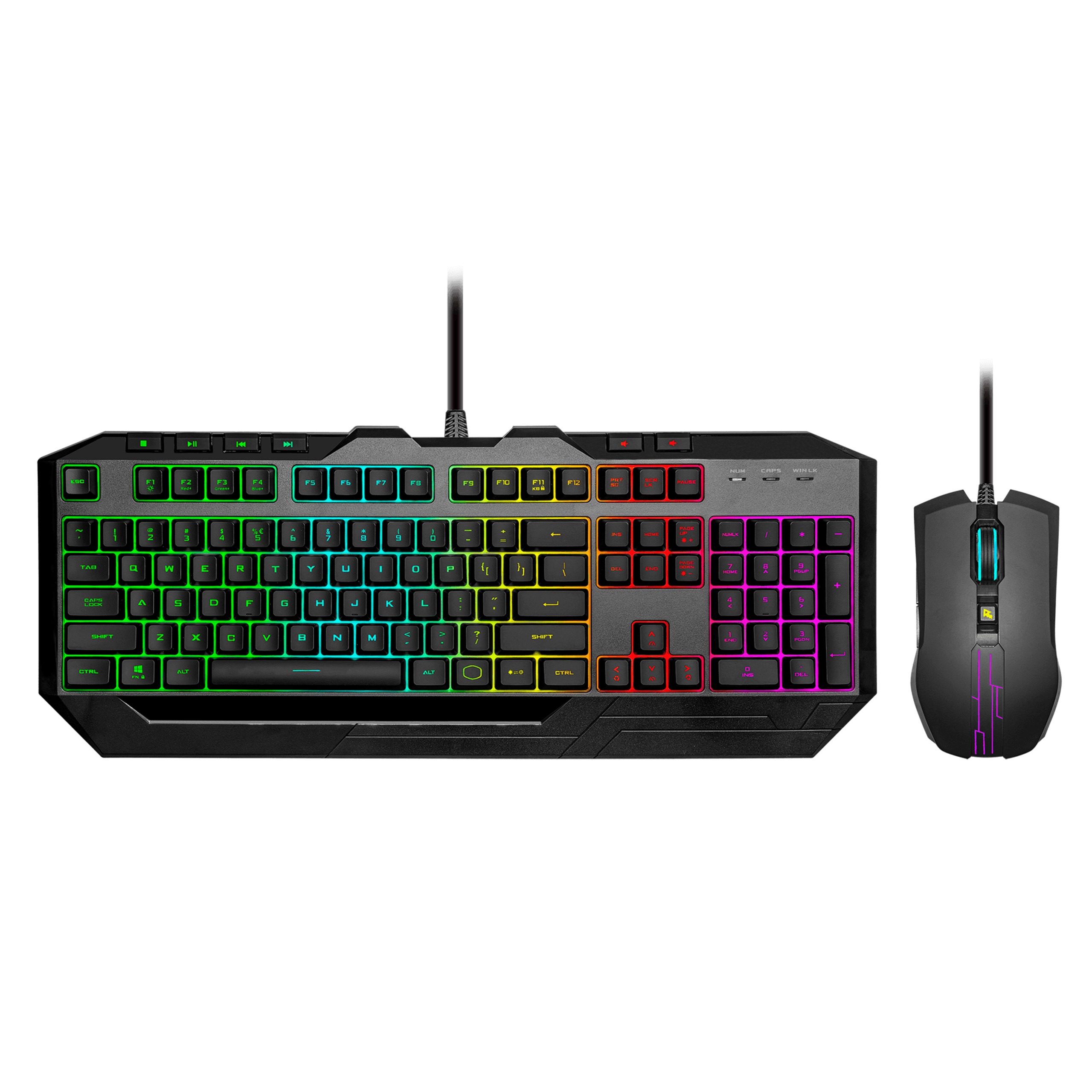 Cooler Master Devastator 3 RGB Membrane Mechanical Keyboard & Mouse Combo AR/EN by Cooler Master - Image 4