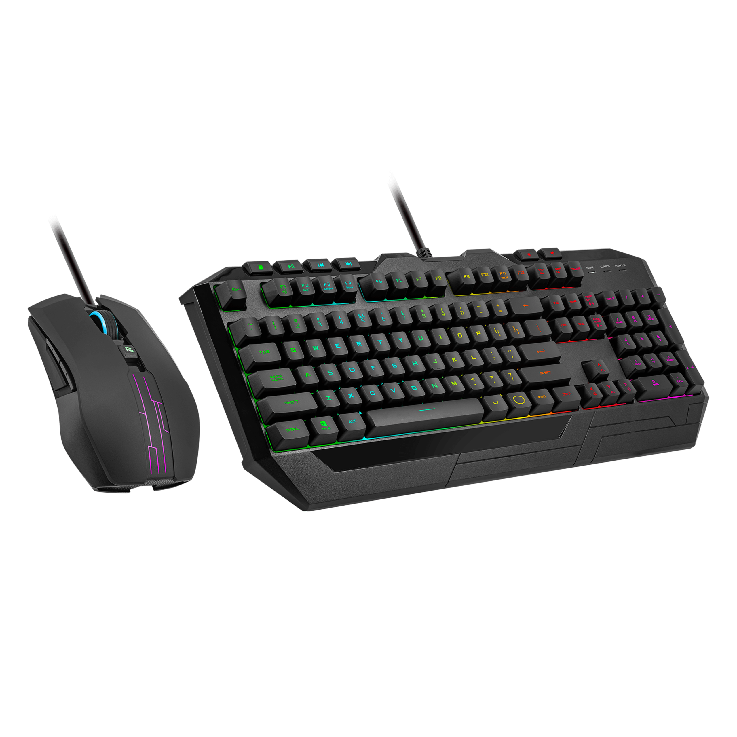 Cooler Master Devastator 3 RGB Membrane Mechanical Keyboard & Mouse Combo AR/EN by Cooler Master - Image 3