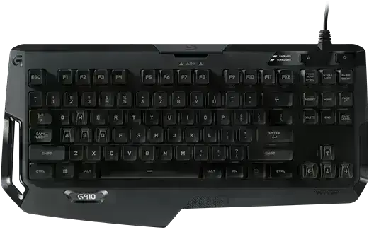 Logitech G410 Atlas Spectrum Mechanical Gaming Keyboard - Black by Logitech