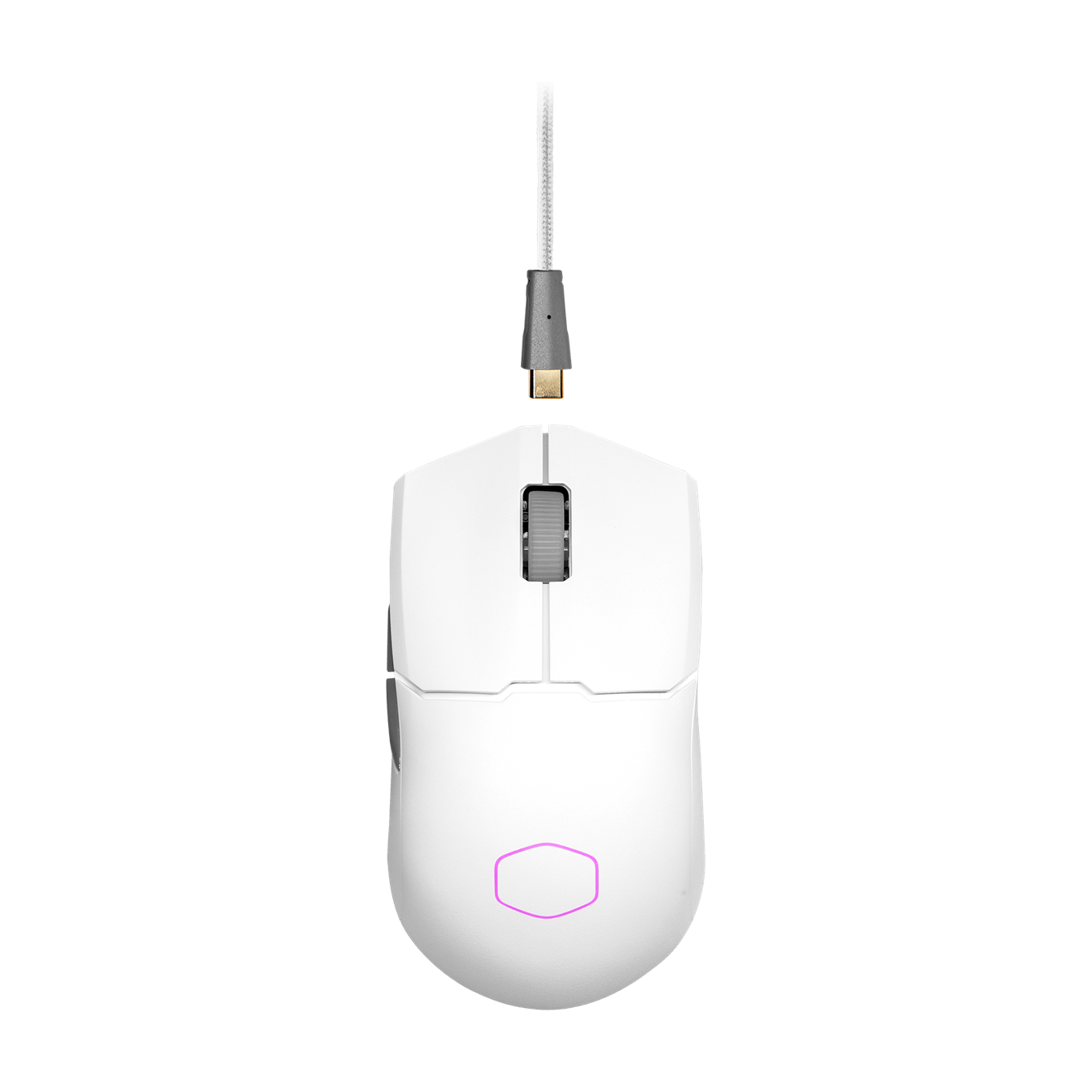 Cooler Master MM712 Wireless Gaming Mouse with Adjustable 19,000 DPI, 2.4GHz and Bluetooth- White by Cooler Master - Image 5