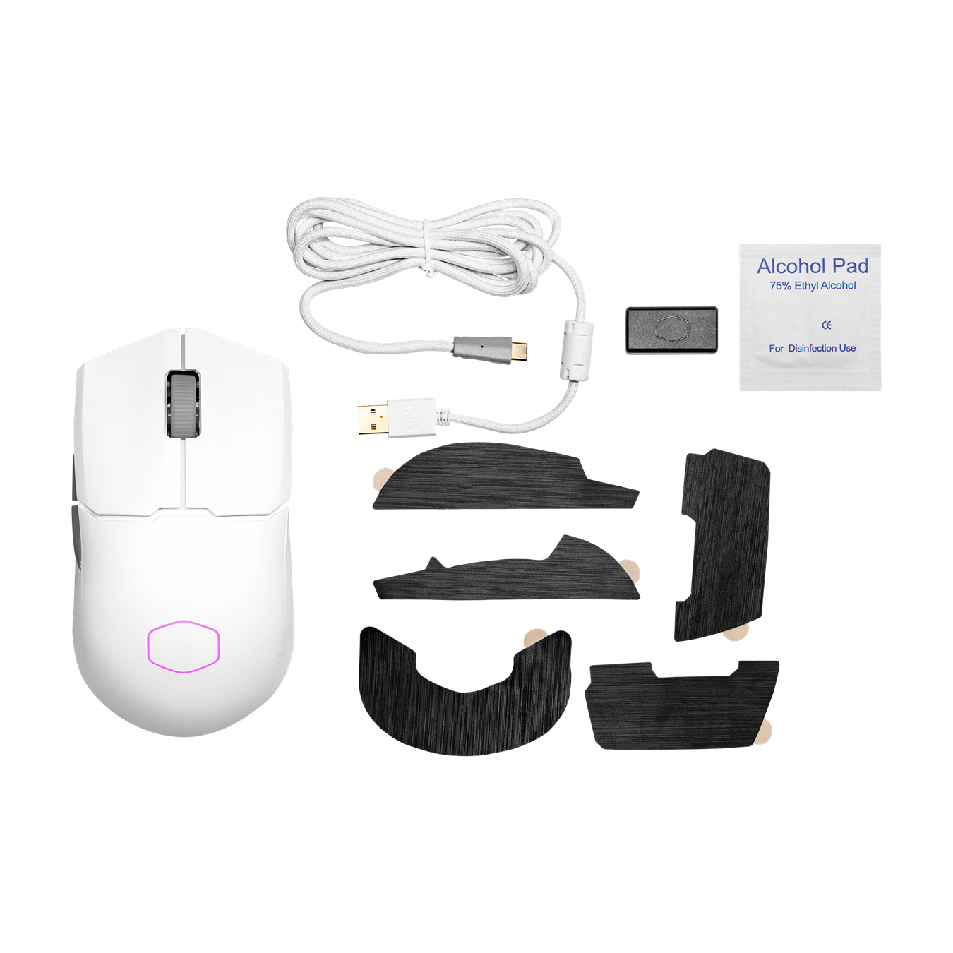 Cooler Master MM712 Wireless Gaming Mouse with Adjustable 19,000 DPI, 2.4GHz and Bluetooth- White by Cooler Master - Image 8