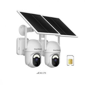 كاميرتان مراقبة شمسية ذكية