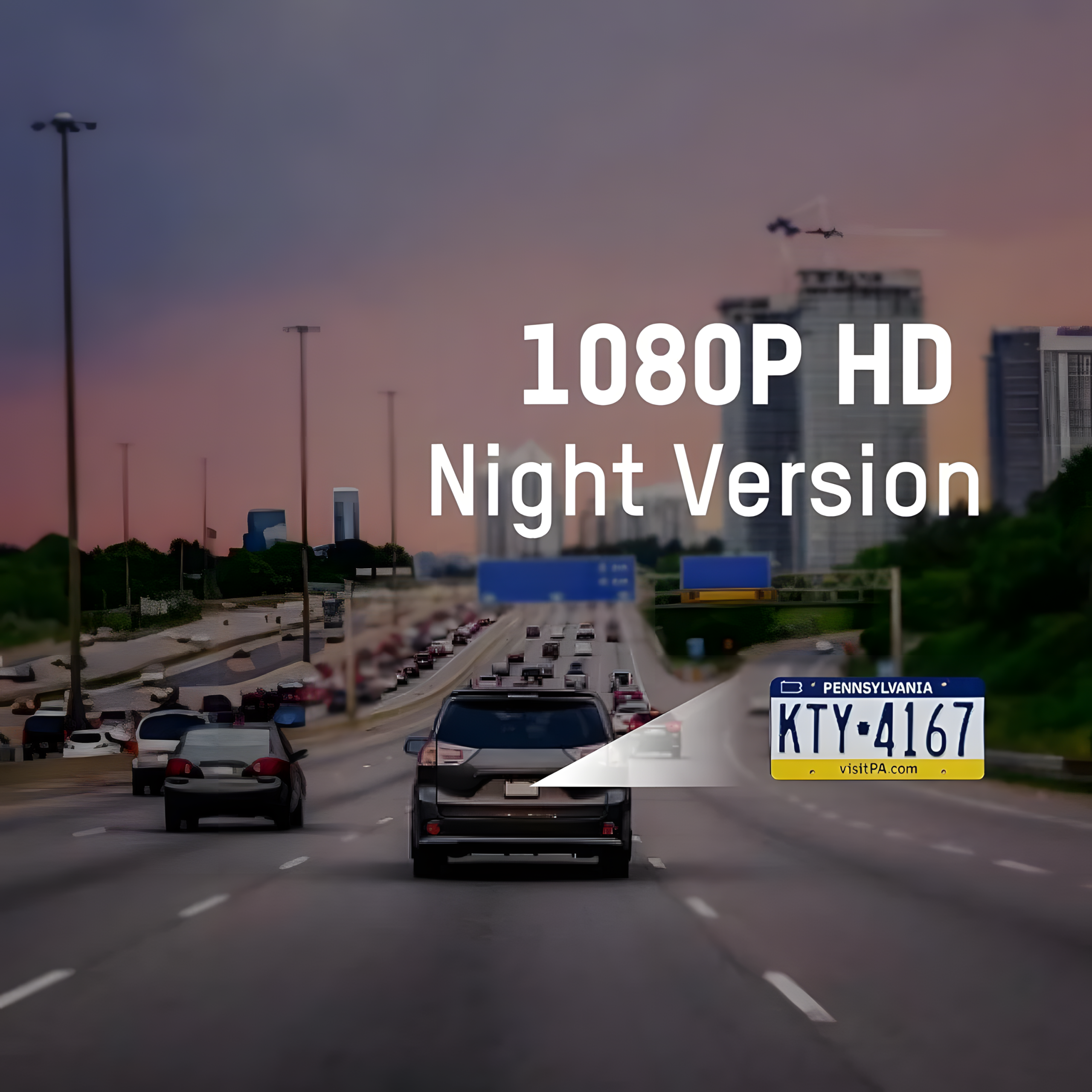 كاميرا هيكفيجن AE-DC2018-K2 للسيارة - كاميرا أمامية للسيارة بدقة Full HD 1080P مع واي فاي - الصورة 7