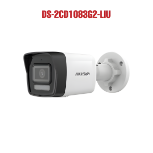 كاميرا هيكفيجن الخارجية IP طراز DS-2CD1083G2-LIU بدقة 8 ميجابكسل مع ميكروفون مدمج ورؤية ليلية