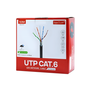 كابل شبكة SMARTLINK CAT6 بطول 50 مترًا