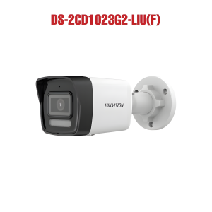 كاميرا هيكفيجن الخارجية IP طراز DS-2CD1023G2-LIU بدقة 2 ميجابكسل مع ميكروفون مدمج ورؤية ليلية