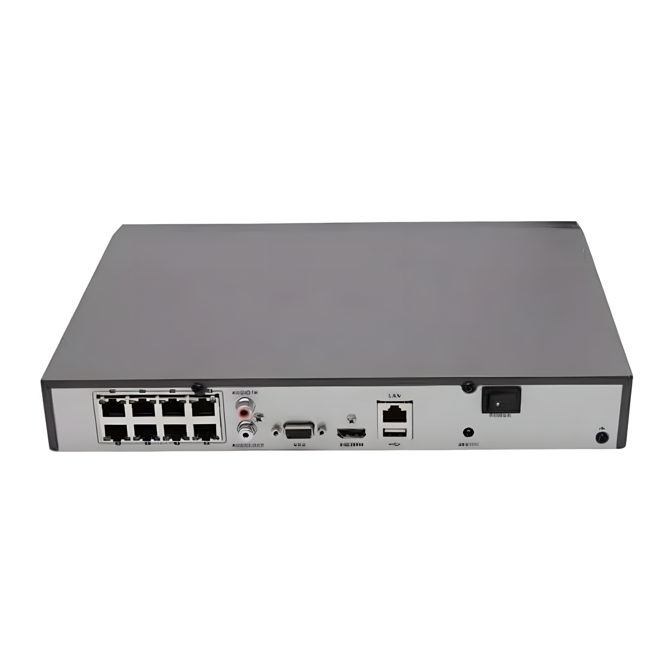 مسجل شبكة هيكفيجن DS-7608NI-K1/8P ثماني القنوات بدقة 4K مع منافذ PoE
