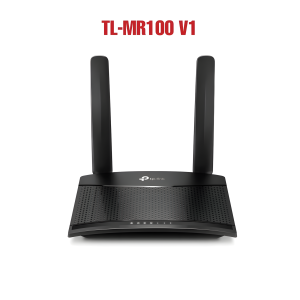 جهاز توجيه واي فاي TP-Link TL-MR100 V1 4G LTE - جهاز توجيه لاسلكي N300 مزود ببطاقة SIM