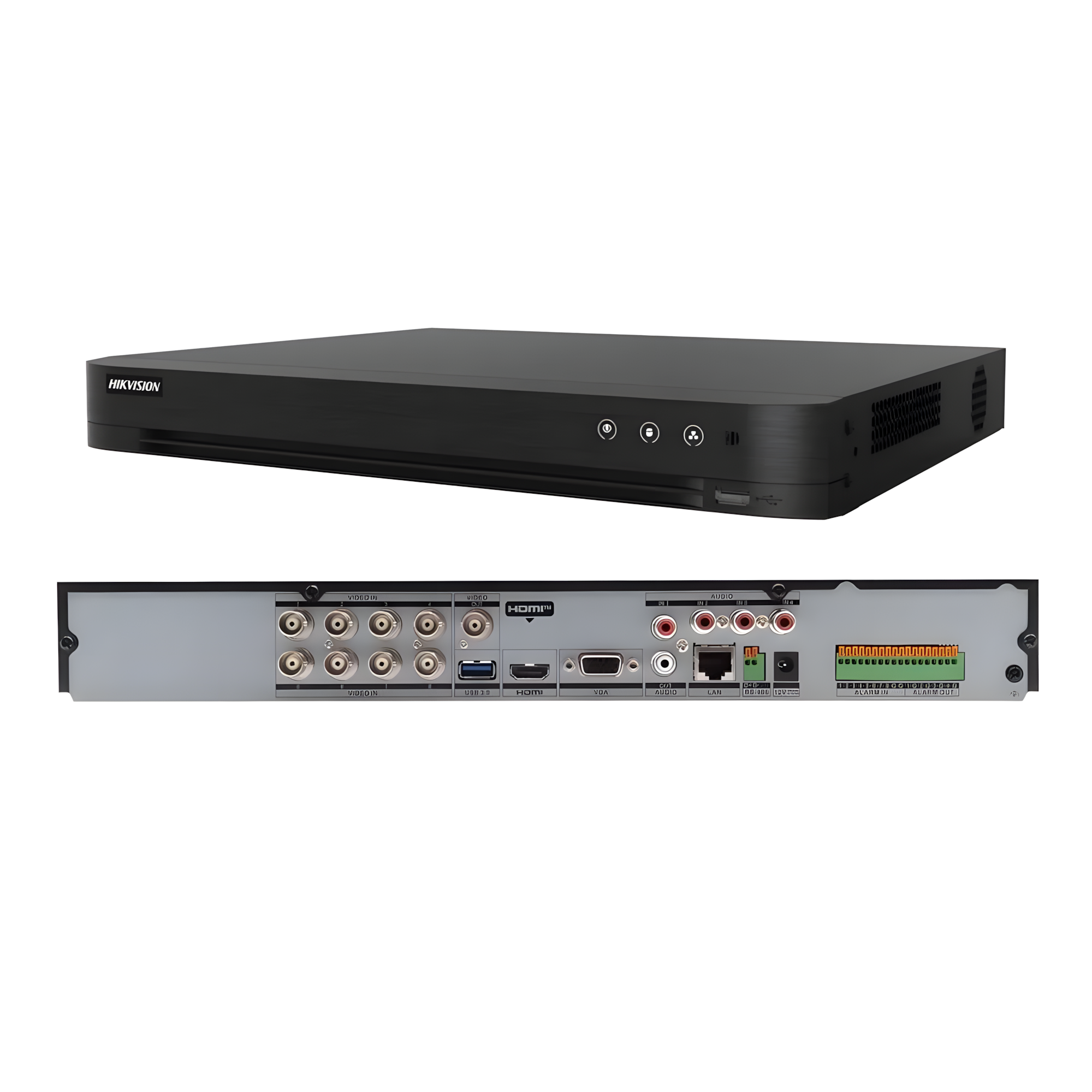 مسجل فيديو رقمي من هيكفيجن طراز iDS-7208HTHI-M2/XT ذو 8 قنوات بدقة 4K بتقنية AcuSense - الصورة 3